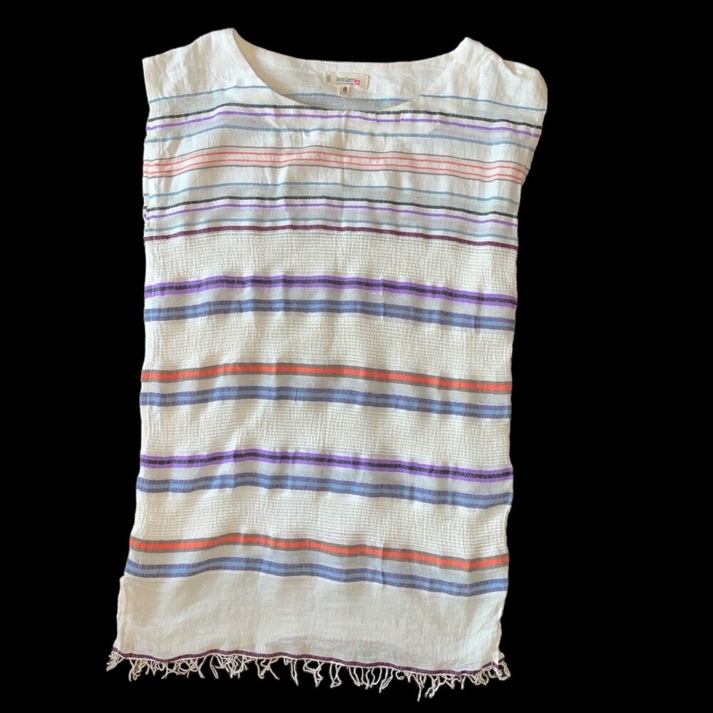 Lemlem By Liya Kebede Striped Sleeveless Tunic Dress X-Small